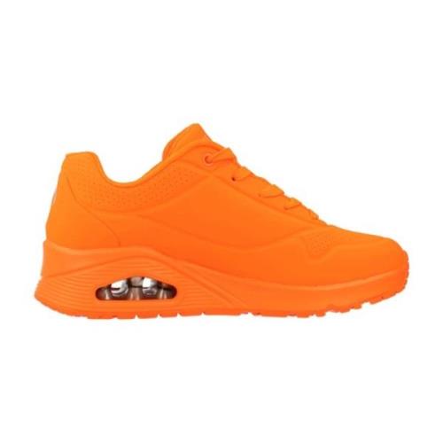 Skechers Stiliga Sneakers för Moderna Kvinnor Orange, Dam