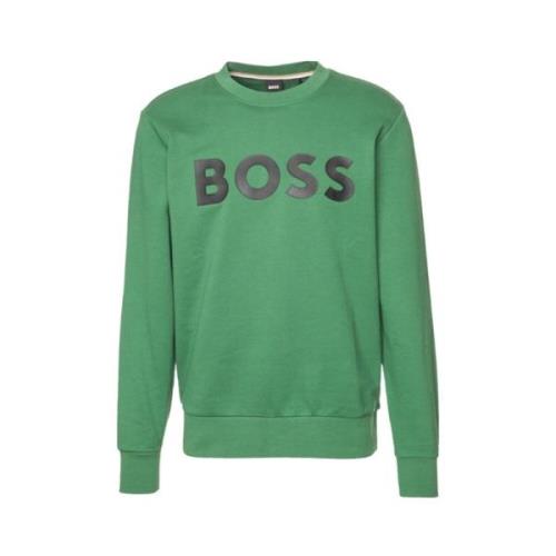 Hugo Boss Casual Crewneck Sweatshirt Green, Herr