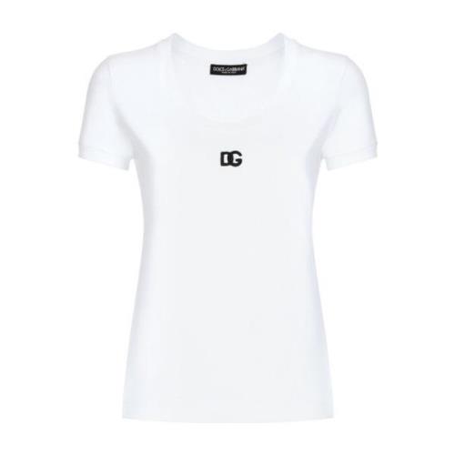 Dolce & Gabbana Klassisk T-shirt White, Dam
