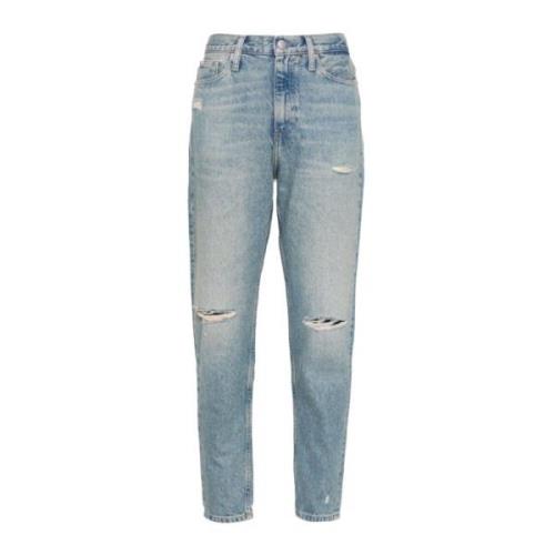 Calvin Klein Jeans Blå Jeans för Kvinnor Blue, Dam