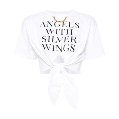 Elisabetta Franchi Snygga T-shirts och Polos White, Dam