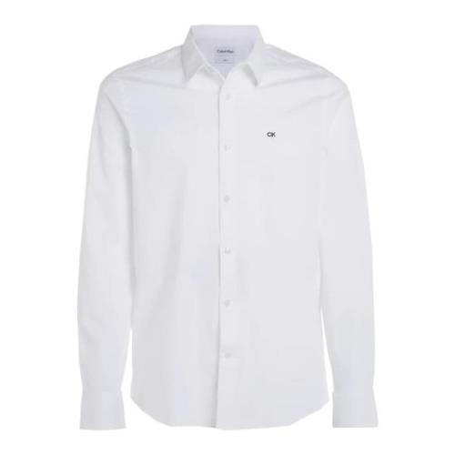 Calvin Klein Modernt Stiliga Skjortor White, Herr