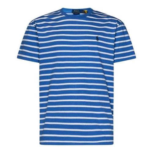 Polo Ralph Lauren Blårandiga Polo T-shirts Blue, Herr