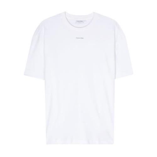 Calvin Klein Vita T-shirts och Polos White, Herr