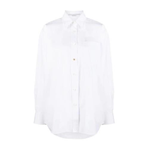 Stella McCartney Vit Oversized Skjorta White, Dam