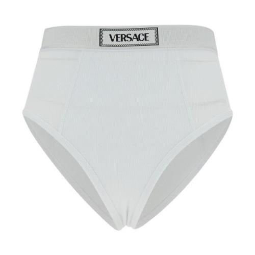 Versace Vit Bomullsslip Underkläder White, Dam
