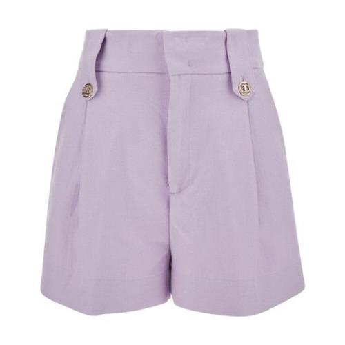 Twinset Lila Shorts Purple, Dam