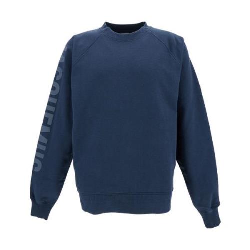 Jacquemus LE Sweatshirt Typo Sweaters Blue, Herr