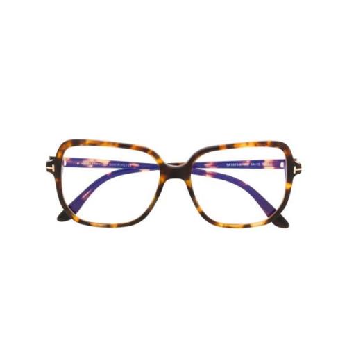 Tom Ford Brun/Havana Optisk Båge Stiligt Design Brown, Dam