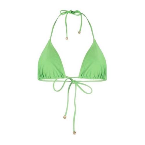 Nanushka Grön Halterneck Bikini Topp Green, Dam