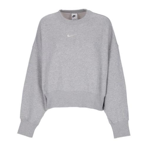 Nike Oversized Crewneck Sweatshirt Gray, Dam