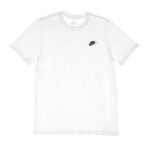 Nike Club Tee Streetwear T-Shirt White, Herr