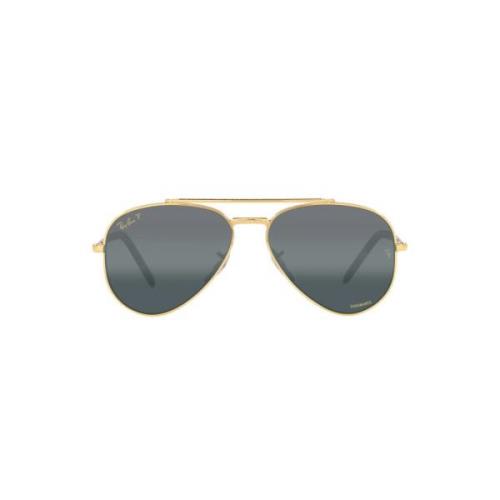 Ray-Ban Rb3625 Solglasögon New Aviator Polarized Blue, Dam