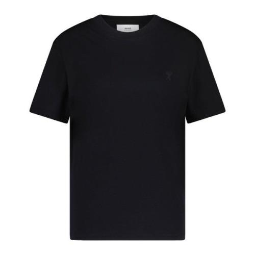 Ami Paris T-shirt med logobrodyr Black, Herr