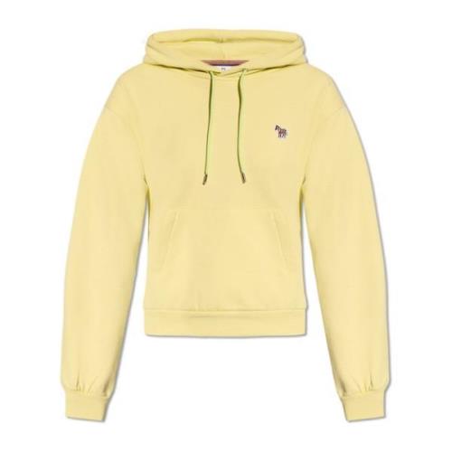 PS By Paul Smith Hoodie med logotyp Green, Dam