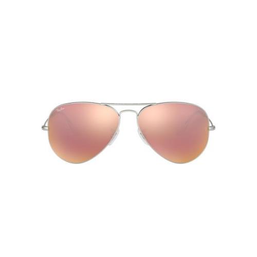 Ray-Ban Rb3025 Solglasögon Aviator Blixtlinser polariserade Pink, Dam