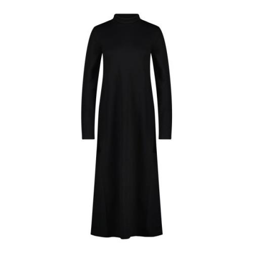 Drykorn Jerseyklänning Gedra med rullkrage Black, Dam