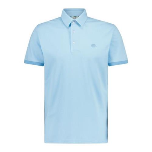 Etro Polo Shirt med Logobrodyr Blue, Herr