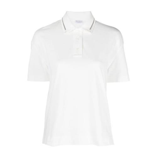 Brunello Cucinelli Stilfull T-Shirt White, Dam