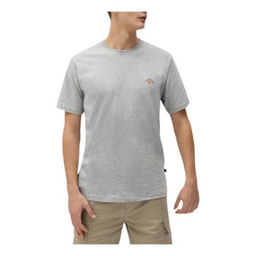 Dickies Klassisk Grå Enfärgad T-shirt för Män Gray, Herr