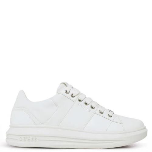 Guess Lädersneakers med Gummisula White, Herr