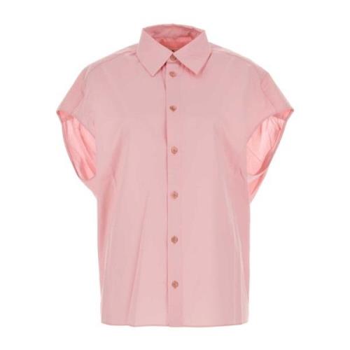 Marni Rosa Poplin Skjorta - Stilfull och Trendig Pink, Dam