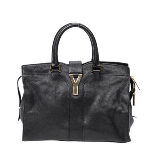 Yves Saint Laurent Vintage Pre-owned Laeder axelremsvskor Black, Dam