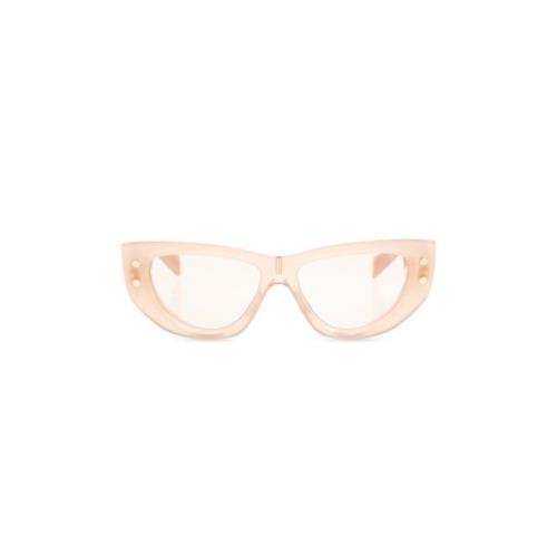 Balmain Solglasögon med logotyp Pink, Dam