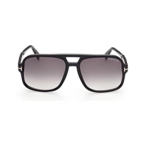 Tom Ford FALCONERLarge Solglasögon Black, Dam