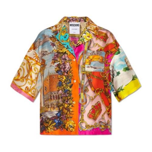 Moschino Tryckt skjorta Multicolor, Dam