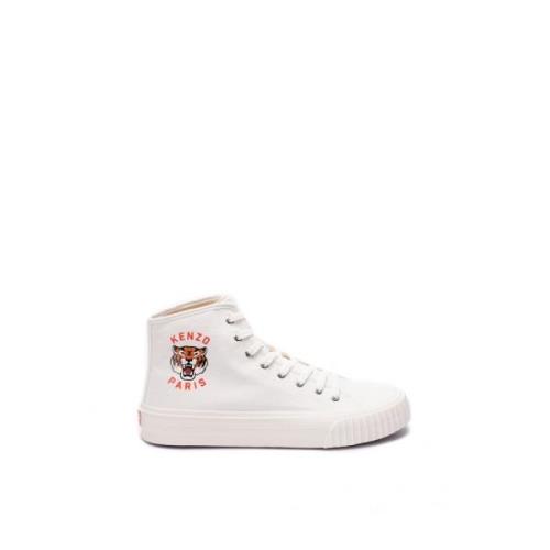 Kenzo Vita Foxy High-Top Sneakers White, Herr