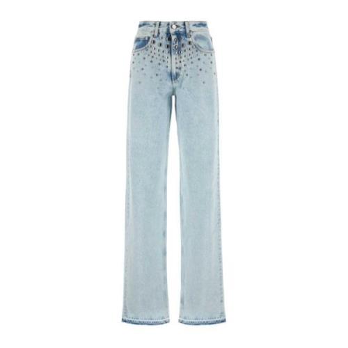 Alessandra Rich Klassiska Denim Jeans Blue, Dam