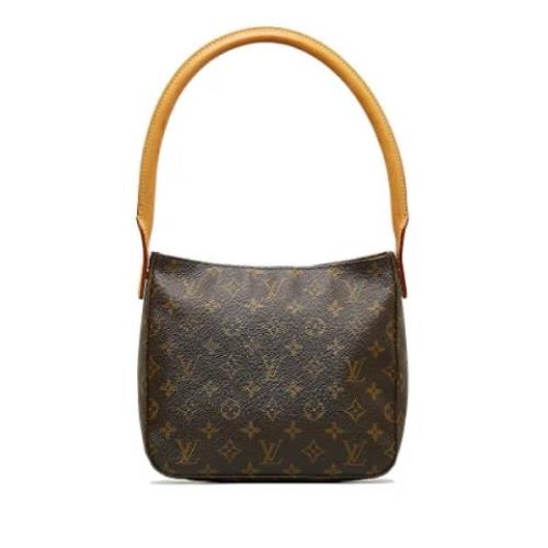 Louis Vuitton Vintage Pre-owned Canvas handvskor Brown, Dam