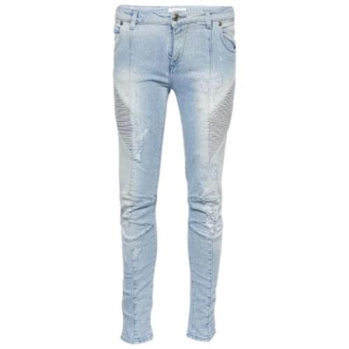 Balmain Pre-owned Pre-owned Denim jeans Blue, Dam