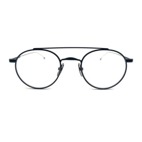 Thom Browne Blåa Optiska Glasögon för Män Blue, Herr
