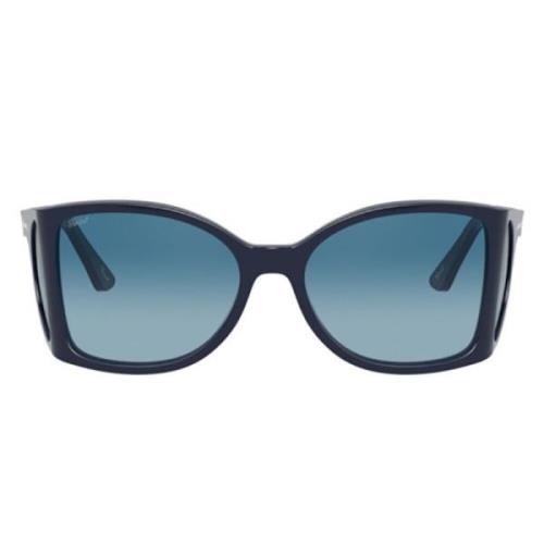 Persol Elegant Blå Pulver Solglasögon med Blå Gradient Lins Blue, Unis...