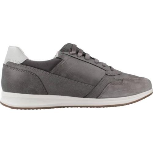 Geox Modernt snygga sneakers för män Gray, Herr