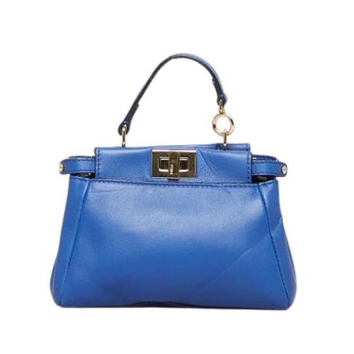 Fendi Vintage Pre-owned Laeder fendi-vskor Blue, Dam