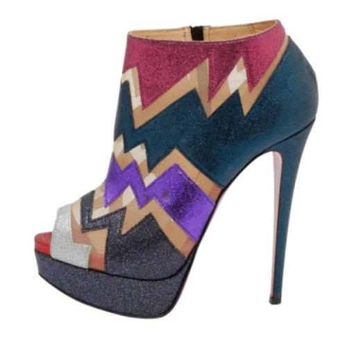 Christian Louboutin Pre-owned Pre-owned Tyg stvlar Multicolor, Dam