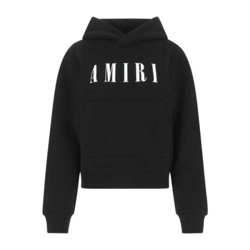 Amiri Svart Oversize Sweatshirt Black, Dam