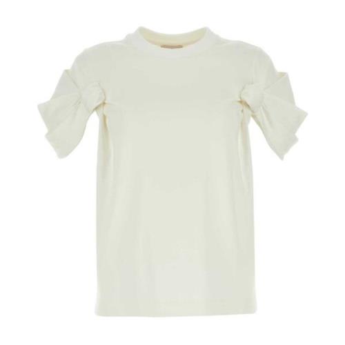 Alexander McQueen Vit bomull T-shirt White, Dam