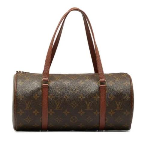 Louis Vuitton Vintage Pre-owned Canvas handvskor Brown, Dam