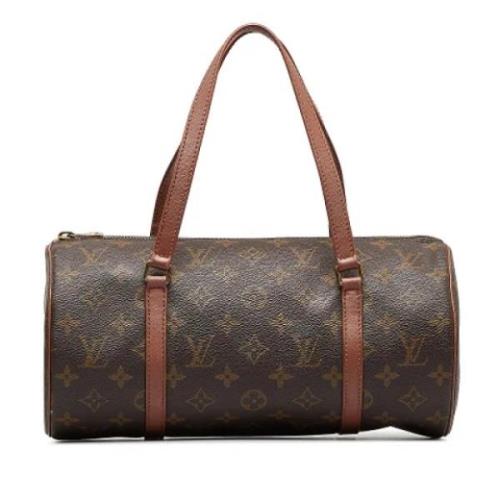 Louis Vuitton Vintage Pre-owned Canvas handvskor Brown, Dam