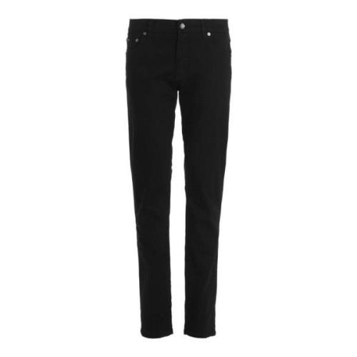 Dolce & Gabbana Essential Slim-Fit Herr Jeans Black, Herr