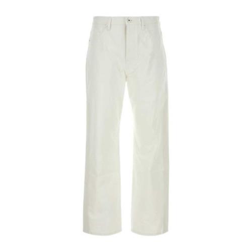 Jil Sander Vita denim jeans - Klassisk stil White, Herr
