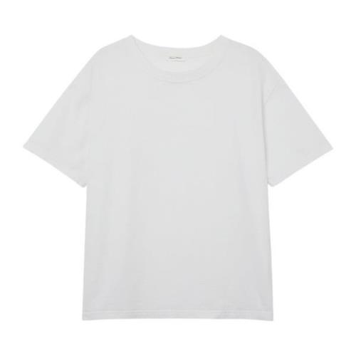 American Vintage Klassisk Vit T-Shirt White, Dam