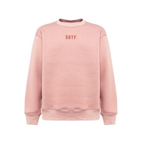 Sotf Dam Sweatshirt med Scoop Neck Pink, Dam