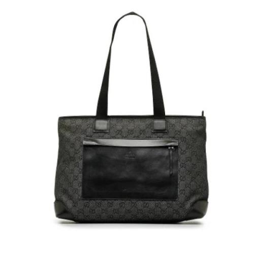 Gucci Vintage Pre-owned Laeder totevskor Black, Dam