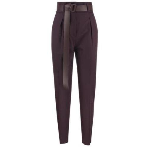 Max Mara Studio Slim-fit Jeans Purple, Dam