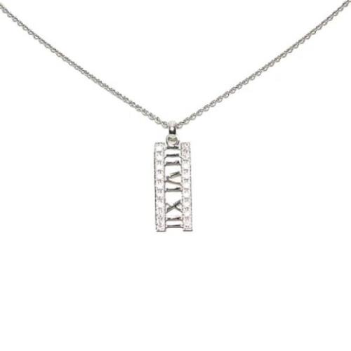Tiffany & Co. Pre-owned Pre-owned Silver halsband Gray, Dam